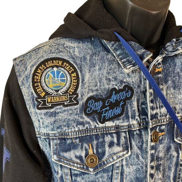 Golden State Warriors Jean Hooded Jacket - Picture 5 of 11